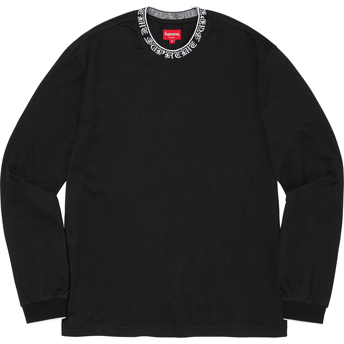 Old English Collar Logo L/S Top view 10